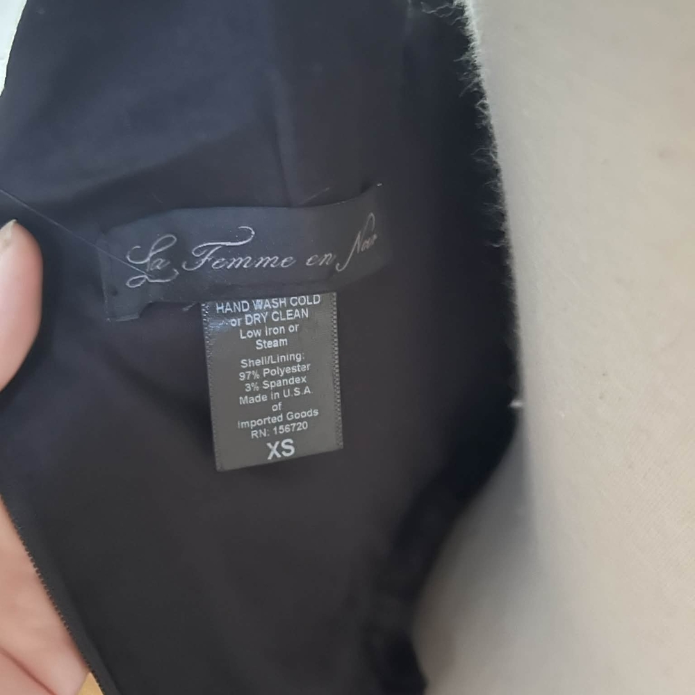 Black Lace-Panel Maxi Dress - Unbranded - Picture 5 of 7